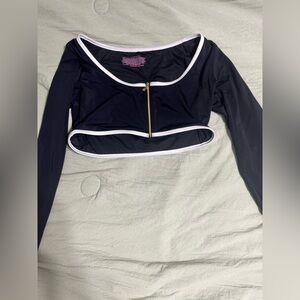 Victoria's Secret Black and White Top